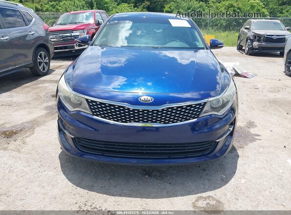 5XXGU4L31GG092213 2016 KIA OPTIMA Синий Вид щитка приборов