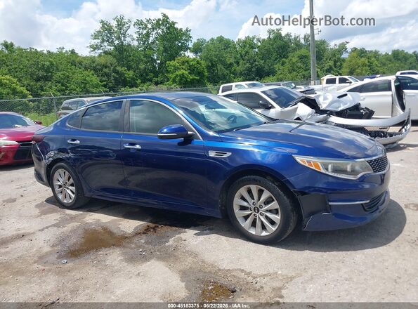 5XXGU4L31GG092213 2016 KIA OPTIMA Синий Вид задней части салона