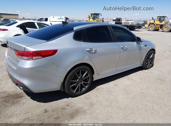 5XXGU4L31GG092776 2016 KIA OPTIMA Silver Rear right
