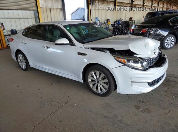 5XXGU4L34GG077950 2016 KIA OPTIMA White 