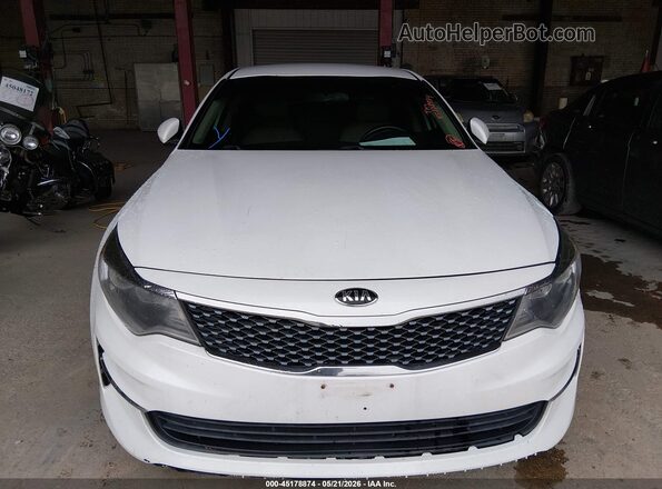 5XXGU4L36JG250102 2018 KIA OPTIMA White 