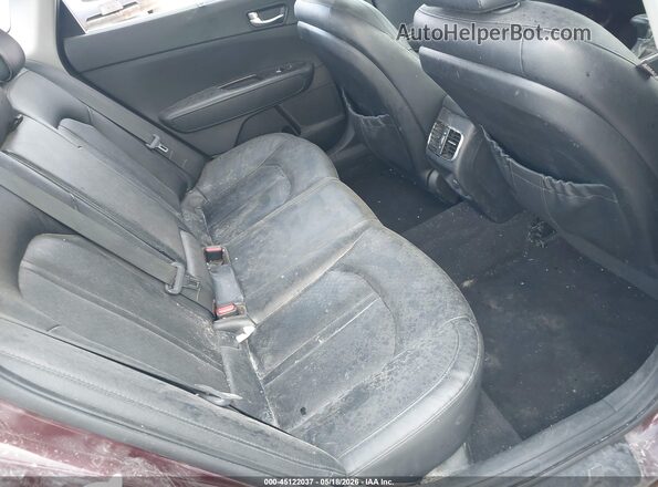 5XXGU4L39GG072291 2016 KIA OPTIMA Maroon VIN sticker view