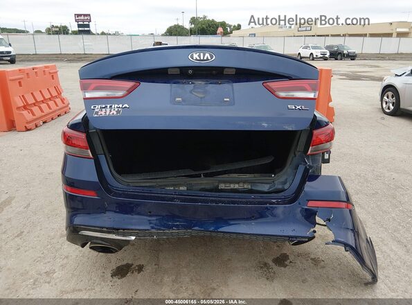 5XXGV4L23KG285377 2019 KIA OPTIMA Синий Вид спереди