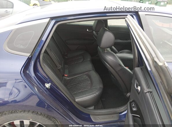 5XXGV4L23KG285377 2019 KIA OPTIMA Синий Вид наклейки с VIN-кодом