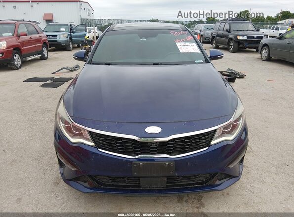 5XXGV4L23KG285377 2019 KIA OPTIMA Синий Вид задней части салона