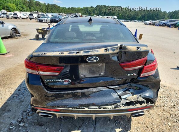 5XXGV4L26GG030374 2016 KIA OPTIMA Black უკანა ხედი