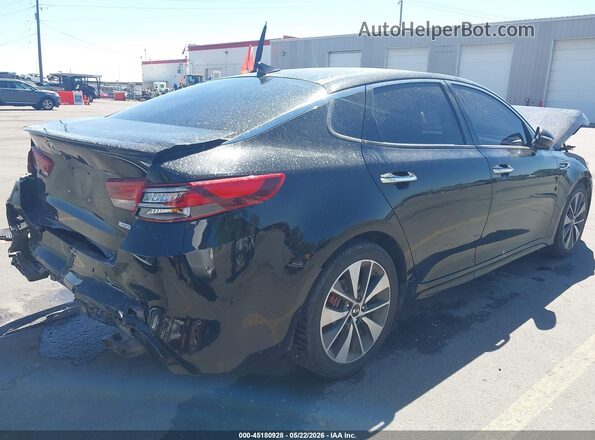 5XXGW4L25GG021016 2016 KIA OPTIMA Black Задня права чверть