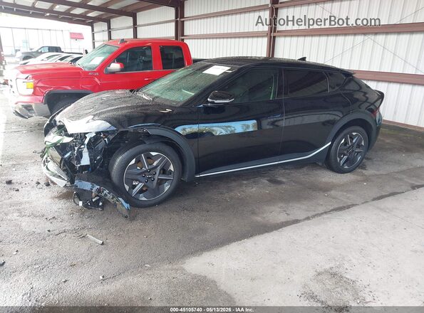 5XYC34JAXSG008512 2025 KIA EV6 Black Передня ліва чверть