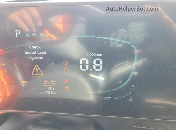 5XYK33AF2PG095945 2023 KIA SPORTAGE Black Instrument cluster view