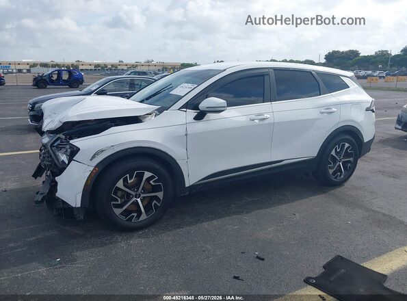 5XYK33AFXPG037520 2023 KIA SPORTAGE White Передня ліва чверть