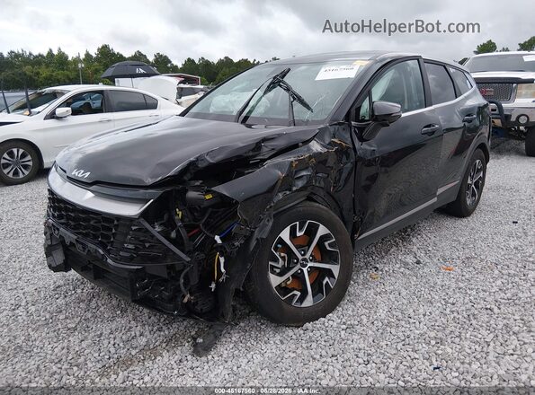 5XYK33DF1RG215183 2024 KIA SPORTAGE Черный Передняя левая четверть