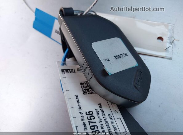 5XYK33DF4TG389756 2026 KIA SPORTAGE Black Dashboard view