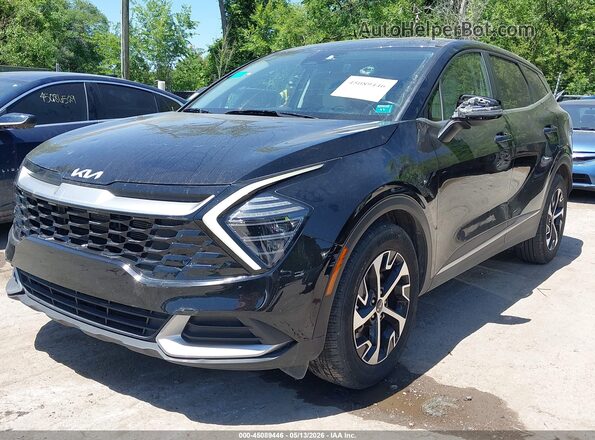 5XYK33DF5RG208558 2024 KIA SPORTAGE Черный Передняя левая четверть