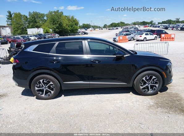 5XYK33DFXRG167053 2024 KIA SPORTAGE Черный Вид задней части салона