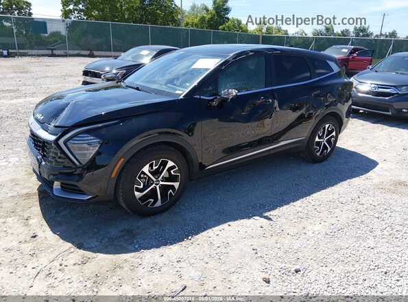 5XYK33DFXRG167053 2024 KIA SPORTAGE Черный Передняя левая четверть