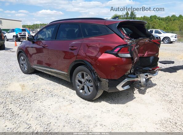 5XYK43DF3RG226084 2024 KIA SPORTAGE Burgundy Trasero izquierdo