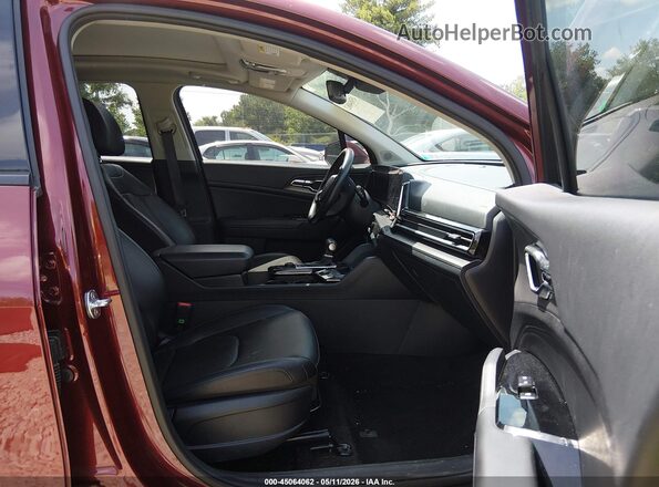 5XYK43DF3RG226084 2024 KIA SPORTAGE Burgundy Vista interior delantera