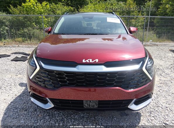 5XYK43DF3RG226084 2024 KIA SPORTAGE Burgundy Vista del cuadro de instrumentos