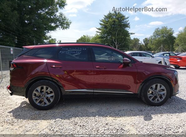 5XYK43DF3RG226084 2024 KIA SPORTAGE Burgundy Vista interior trasera