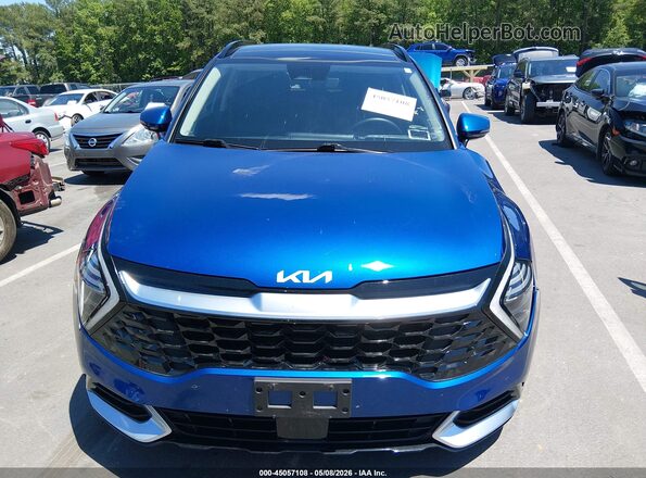 5XYK43DF9RG163038 2024 KIA SPORTAGE Синий Вид щитка приборов