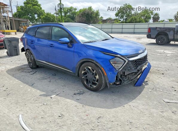 5XYK53AF4PG021713 2023 KIA SPORTAGE Blue Передня права чверть