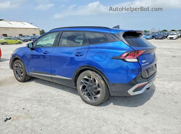 5XYK53AF4PG021713 2023 KIA SPORTAGE Blue Задня ліва чверть