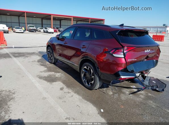 5XYK5CDF4RG195487 2024 KIA SPORTAGE Red Հետևի ձախ