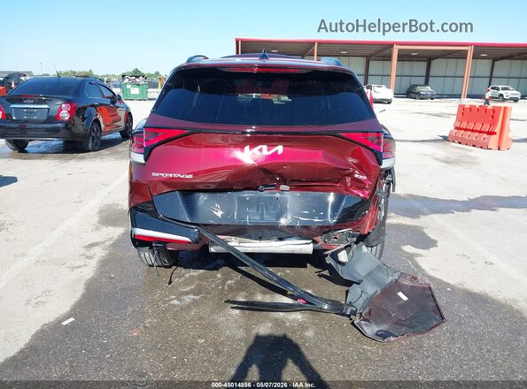 5XYK5CDF4RG195487 2024 KIA SPORTAGE Red Դիմացի տեսք