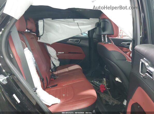 5XYK5CDF9RG145619 2024 KIA SPORTAGE Black VIN კოდის სტიკერის ხედი