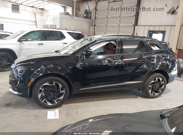 5XYK5CDF9RG145619 2024 KIA SPORTAGE Black სალონის 360-გრადუსიანი ხედი