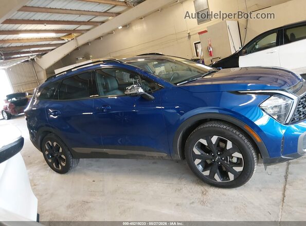 5XYK6CAF8PG034302 2023 KIA SPORTAGE Blue Widok wnętrza 360 stopni