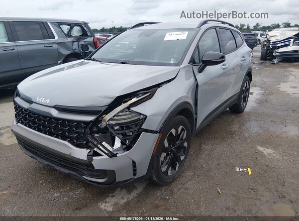 5XYK6CDF1RG210850 2024 KIA SPORTAGE Gray Передня ліва чверть