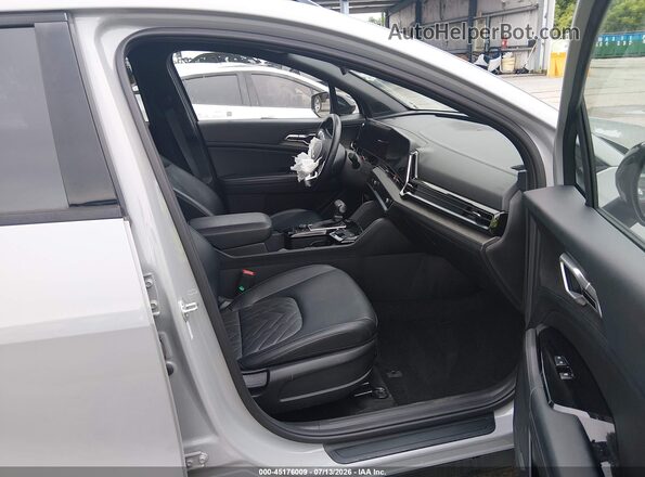5XYK6CDF1RG210850 2024 KIA SPORTAGE Gray Вид салону спереду
