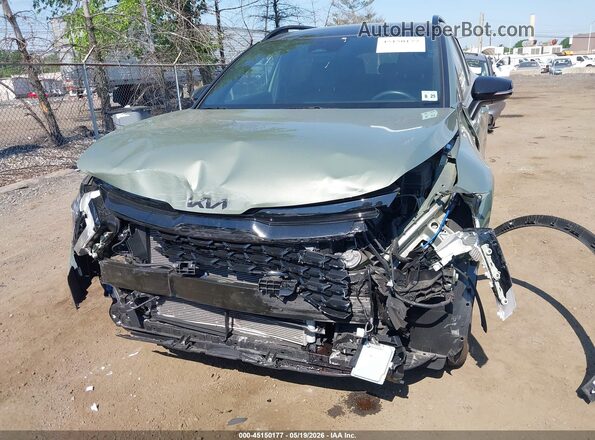 5XYK6CDF1SG238587 2025 KIA SPORTAGE Green წინა ხედი