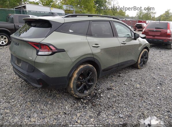 5XYK6CDF1SG268561 2025 KIA SPORTAGE Green Trasero derecho
