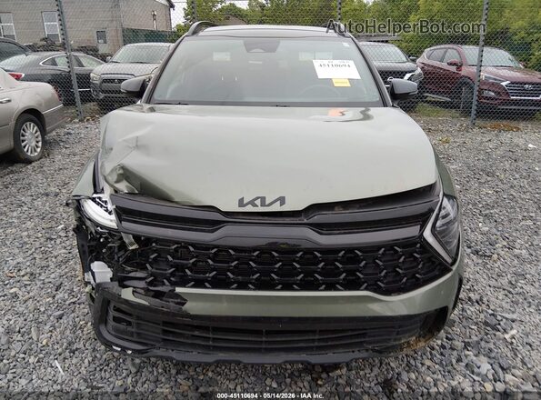 5XYK6CDF1SG268561 2025 KIA SPORTAGE Green Vista del cuadro de instrumentos