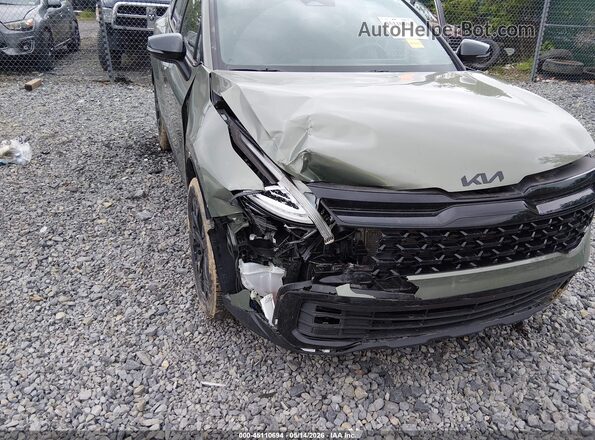 5XYK6CDF1SG268561 2025 KIA SPORTAGE Green Vista frontal