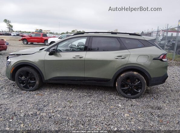 5XYK6CDF1SG268561 2025 KIA SPORTAGE Green Vista interior de 360 grados