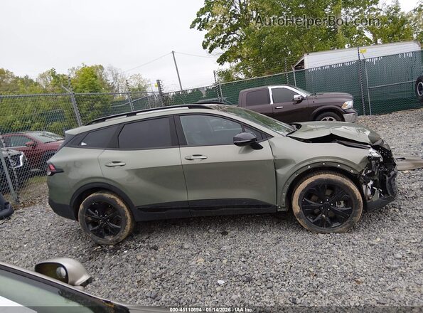 5XYK6CDF1SG268561 2025 KIA SPORTAGE Green Vista interior trasera