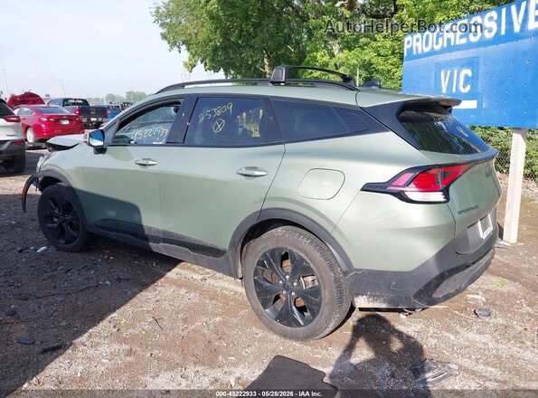 5XYK6CDF2SG253809 2025 KIA SPORTAGE Green Rear left