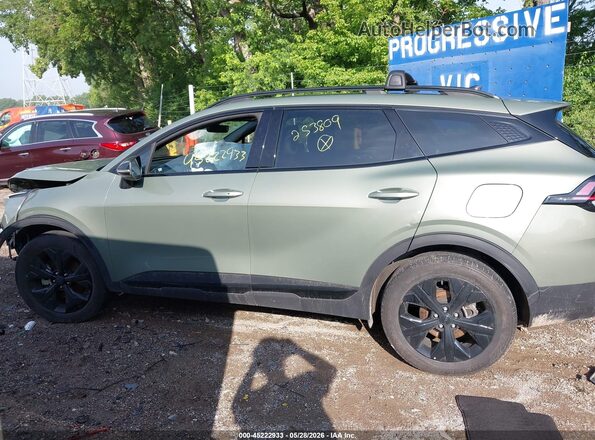 5XYK6CDF2SG253809 2025 KIA SPORTAGE Green Rear interior view