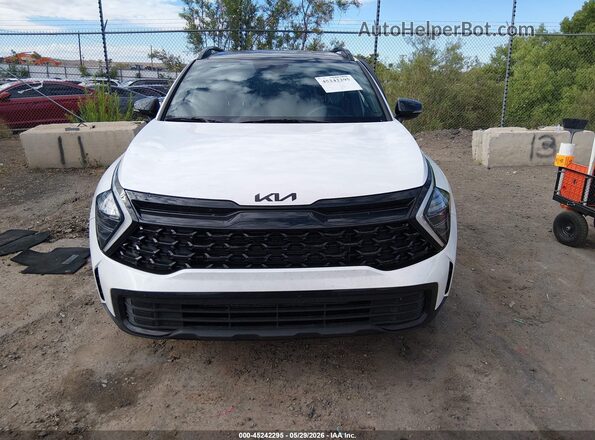 5XYK6CDF3SG297642 2025 KIA SPORTAGE White Instrument cluster view