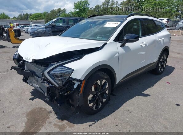 5XYK6CDF4RG157304 2024 KIA SPORTAGE White Vista tres cuartos delantera izquierda