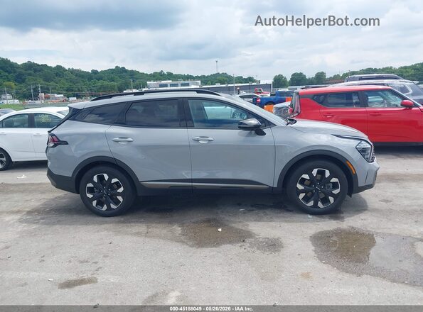 5XYK6CDF4RG180341 2024 KIA SPORTAGE Серый Вид задней части салона