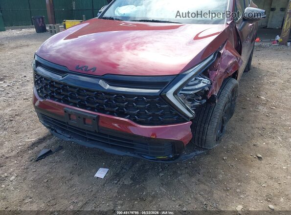 5XYK6CDF5SG265291 2025 KIA SPORTAGE Красный Вид спереди