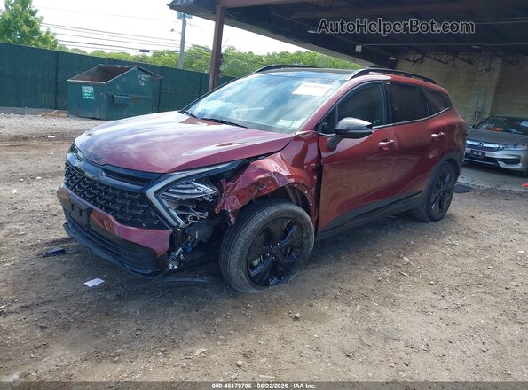 5XYK6CDF5SG265291 2025 KIA SPORTAGE Красный Передняя левая четверть