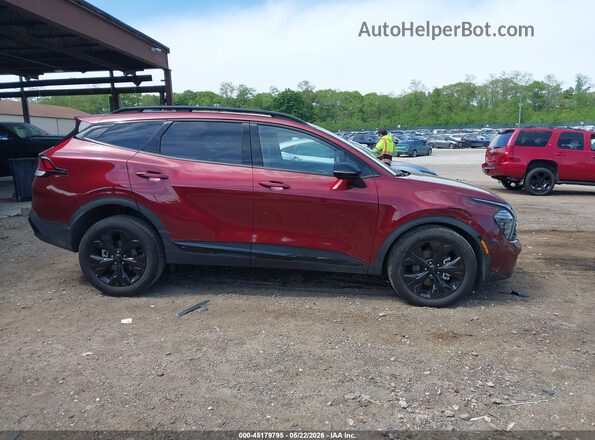 5XYK6CDF5SG265291 2025 KIA SPORTAGE Красный Вид задней части салона