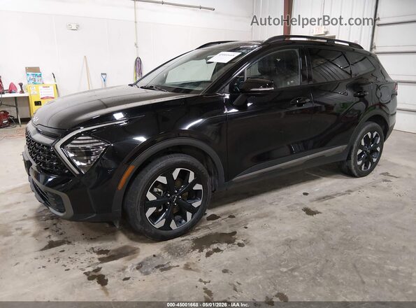 5XYK6CDF8RG182173 2024 KIA SPORTAGE Черный Передняя левая четверть