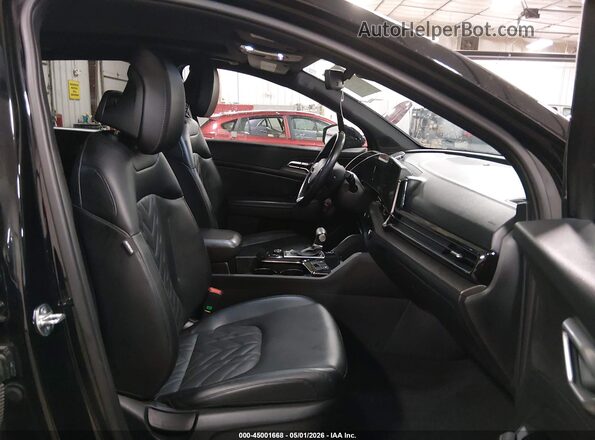 5XYK6CDF8RG182173 2024 KIA SPORTAGE Черный Вид салона спереди