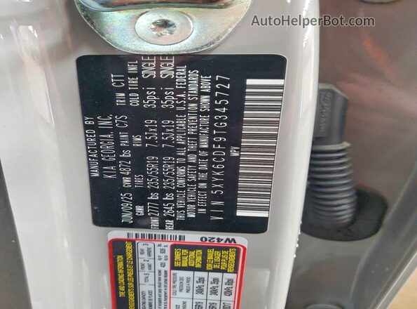 5XYK6CDF9TG345727 2026 KIA SPORTAGE Gray Панорамний вид салону 360°